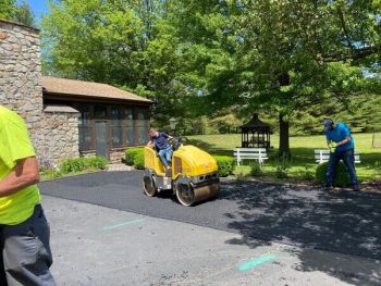 Asphalt resurfacing in Parkerford by Burke Asphalt Paving