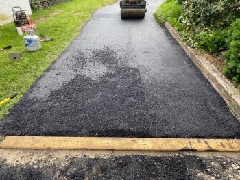 New driveway by Burke Asphalt Paving